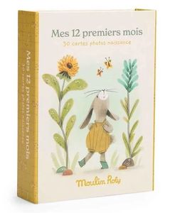 cartes naissance trois petits lapins moulin roty